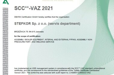 Stefkor certificate scc vaz 2021 EN
